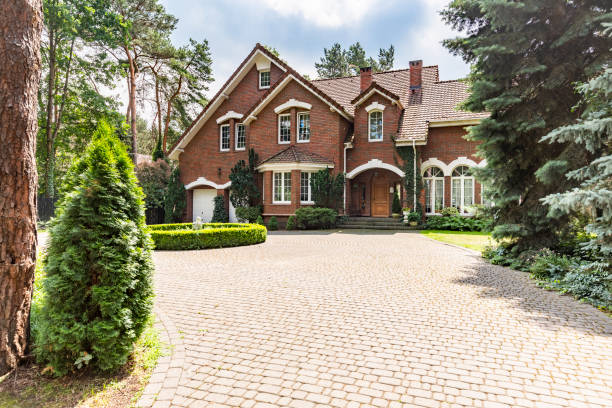 Cobblestone Driveway Pavers in Briar Chapel, NC